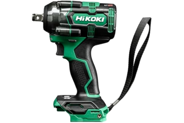HiKOKI  WR18DHW2Z 18V trådlös borstlös 1/2" slagnyckel med 600 Nm mutter bystvridmoment, kropp endast med fodral