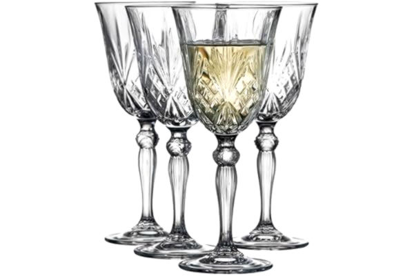 Lyngby By Hilfling Lyngby Glas Krystal Melodia Vittvinsglas 21 cl 4 st Clear