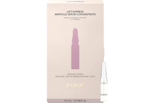 Babor BABOR Lift Express, Anti Aging-serum för ansiktet i ampull, omedelbar antirynkeffekt, vegansk formula, Ampoule Concentrates, 7 x 2 ml