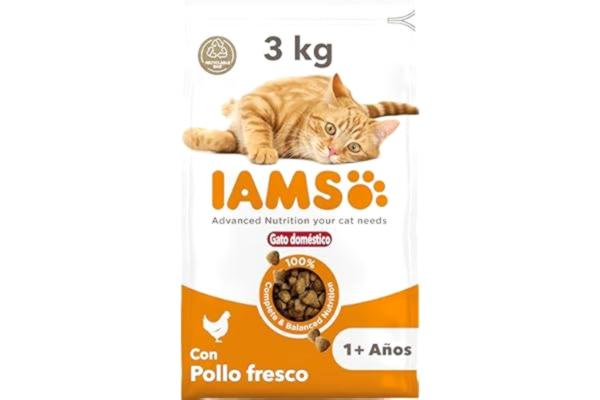 Iams IAMS Inomhus kattmat torr med kyckling – torrfoder för tamkatter från 1 år, 3 kg