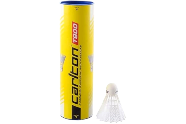 Carlton Sports Dunlop badmintonball Carlton Tournament T800, vit, en storlek