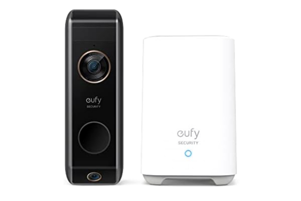 Eufy  Video Deurbel Dual 2 Pro - 2 kameror - Draadloos - Inclusief HomeBase (E8213G11)