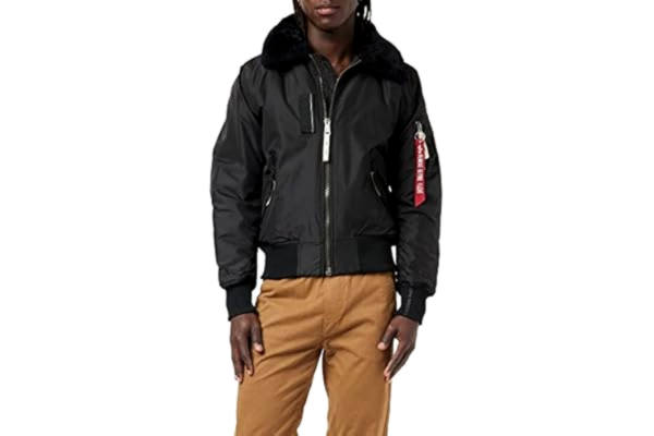 Alpha Industries Alpha Injector III Bomber, Noir (03), Small Homme