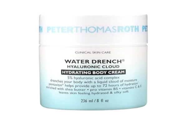 Peter Thomas Roth  - Water Drench Hyaluronic Cloud Hydrating Body Cream 236ml – kroppskräm med hyaluronsyra, sheasmör, pentavitin, för torr & känslig hud, 72h återfuktning, fina linjer & rynkor