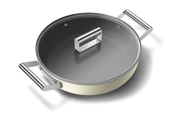 SMEG Smeg Traktørpande m/låg 28 cm, rød