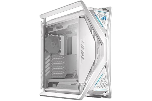 Asus ASUS ROG Hyperion GR701 PC Case, Stöder 2 420 mm radiatorer, 4 140 mm PWM-fläktar, Fatible sidopaneler, Inbyggt VGA-stöd och ARGB-hubb, Frontpanel 2 x USB Type-C