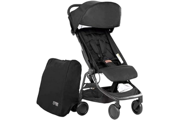 Mountain Buggy  Nano V3 (2020+) Pushchair in Black with Travel Bag