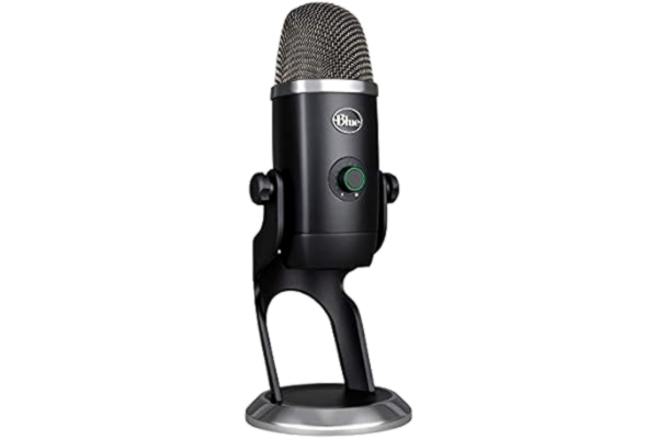 Blue Microphones Logitech for Creators Blue Yeti X Professionell kondensatormikrofon, LED-ljus, Blue VO!CE-effekt - Svart