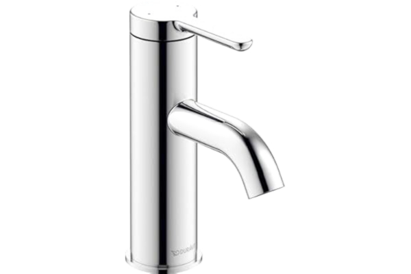 Duravit  C.1 Tvättställskran, storlek S (pip höjd 66 mm), kran badrum, handfat kran med keramisk patron, krom