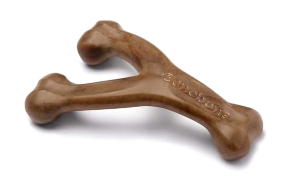 Wishbone Benebone Wishbone Riktigt bacon liten hållbar tuggleksak för hundar för aggressiv tuggare