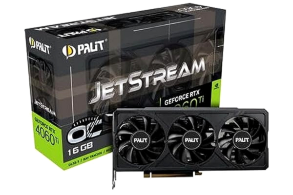 Palit  GeForce RTX 4060 Ti JetStream OC - 16GB GDDR6 RAM - Grafikkort