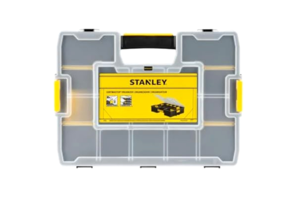 Stanley  Sortmaster verktygsarrangör (43,29 x 9,2 x 33,0 cm, justerbar inre avdelare, upp till 1024 konfigurationer möjliga, ingen glidning, locket låsbart) 1-94-745, individuell [energiklass A]