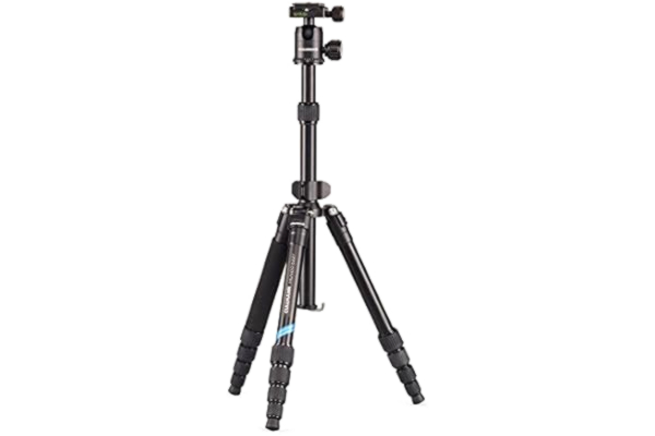 Cullmann  55450"MUNDO" 522T statyw podróżny z głowicą kulową (wymiary opakowania 31,5 cm, 4 szuflady, wysokość 136 cm, nośność 5 kg), czarny