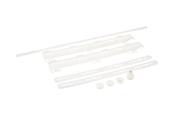 BabyDan Baby Dan 4854-2400-13-85 väggstöd för park ett barn, flexibel storlek M, L, XL och XXL, vit