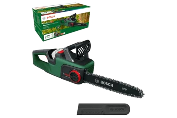 Bosch  Home and Garden sladdlösa motorsåg AdvancedChain 36V-35-40 (För kapning av krävande lövträd; 36 volt-system, kedjehastighet: 14 m/s, utan batteri)