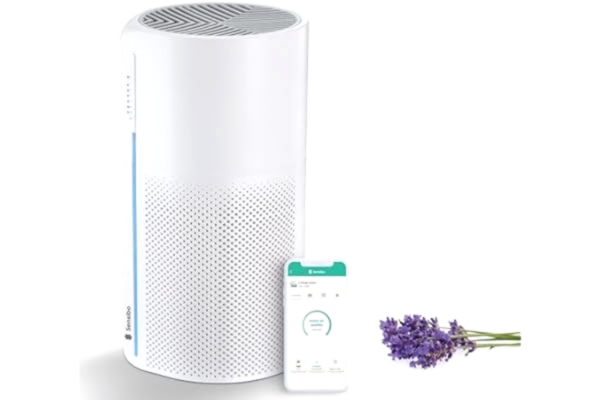 Sensibo  Pure – Smart WiFi-styrd luftrenare med äkta medicinskt HEPA kolfilter. Kompatibel med iOS, Android, Alexa och Google Nest