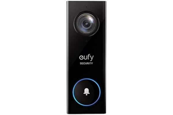 Eufy  Video Doorbell 2K - Dørringeklokke - trådløs - Wi-Fi - 2.4 Ghz - sort