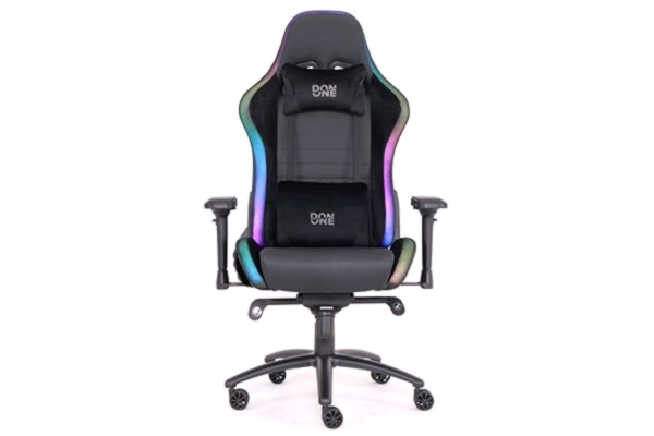 Don One DON ONE - Valentino SUPER - RGB Gaming Chair Black