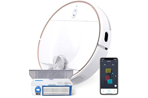 Eufy eufy RoboVac L70 Hybride afzuigrobot met wisfunctie, iPath-lasersnavigatie, 2in1-stofzuiger en -dweil, WLAN, kaartweergave, 2200Pa zuigkracht, geluidsarm voor harde vloeren& middelhoge tapijten