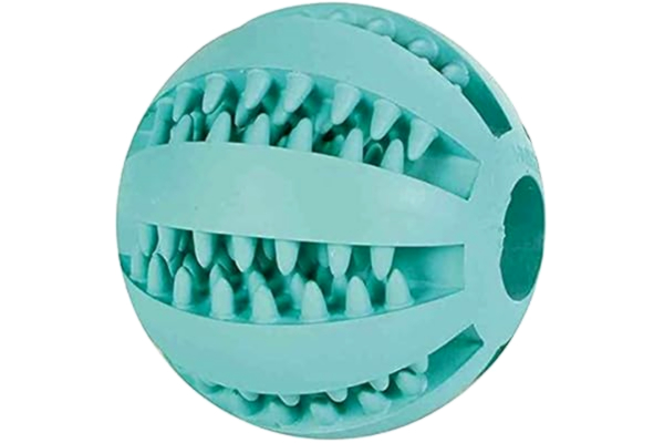 Trixie TRIXIE Denta Fun Ball Snackboll Leksak för Katter och Hundar, Grön, 7 cm