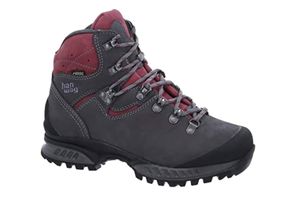 Hanwag  Womens Tatra II Wide Lady GTX (Grå (ASPHALT/DARK GARNET) 37)