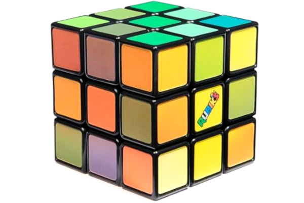 Spin Master Rubik's Impossible, det klassiska pusselspelet med färgmatchning och original 3x3 problemlösning med avancerad svårighet, för barn och vuxna från 7 år