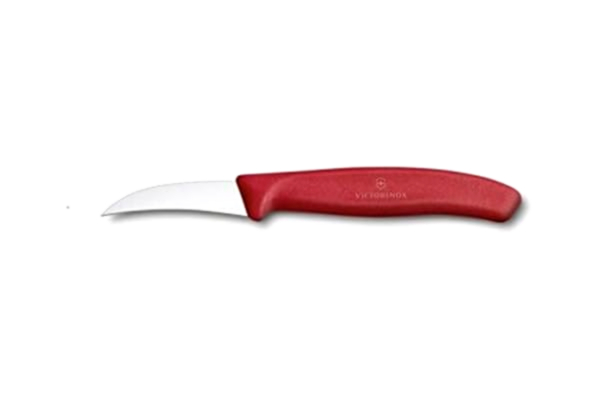 Victorinox  6.7501 Couteau Bec d’Oiseau avec Lame courbée, Acier Inoxydable, Rouge, 30 x 5 x 5 cm