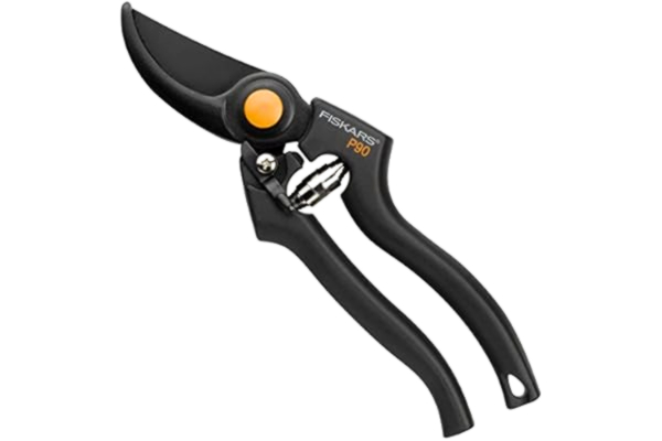 Fiskars  Pro Pruner P90, Cutting Diameter: 2.6 cm, Steel blades with Non-stick Coating, Length: 22.5 cm, Black/Orange, 1001530