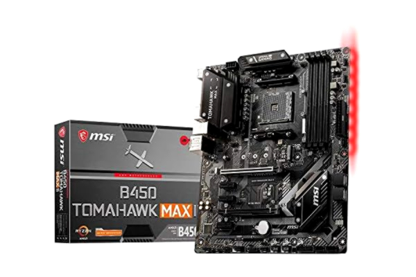 MSI  B450 TOMAHAWK MAX II Gaming Motherboard (AMD Ryzen 3000 3rd gen ryzen AM4, DDR4, M.2, USB 3.2 Gen 1, Wi-Fi, HDMI, ATX)