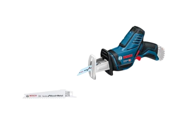 Bosch  Professional 12V System sladdlös tigersåg GSA 12V-14 (sågdjup i trä/metallprofiler: 65/50 mm, med 2x sågklingor, utan batterier och laddare, i kartong)