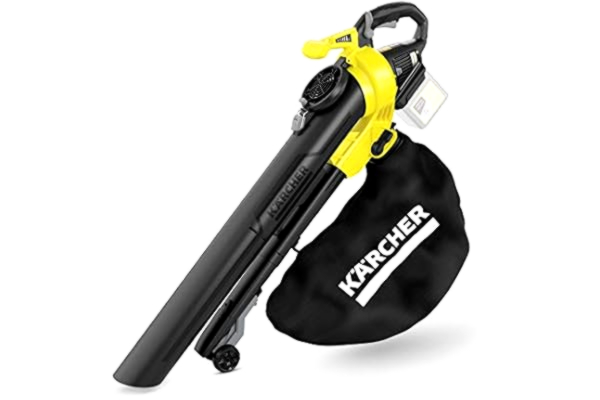 Kärcher  36 V battery leaf blower and vacuum cleaner BLV 36-240 (power per battery charge: 550 m², fan bag volume: 45 L, air speed: 240 km/h, 4.2 kg weight)