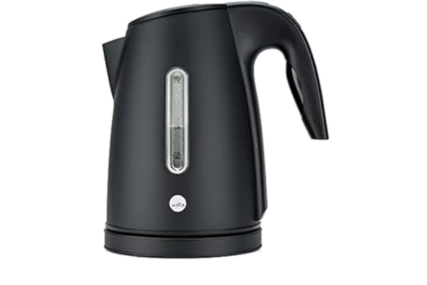 Wilfa  RAPIDS Kettle with a Capacity of 1.7 Litres, 2000 Watt, External Water Level Indicator, Stainless Steel, Black