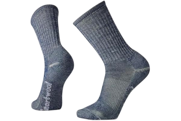 Smartwool  Unisex Hike Classic Edition Light Cushion Crew Strumpor, Alpine Blue, M