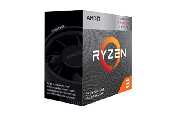 AMD  Ryzen 3 3200G Wraith Spire -prosessori CPU - 4 ydintä - 3.6 GHz - AMD AM4 - AMD Boxed (jäähdyttimen kanssa)