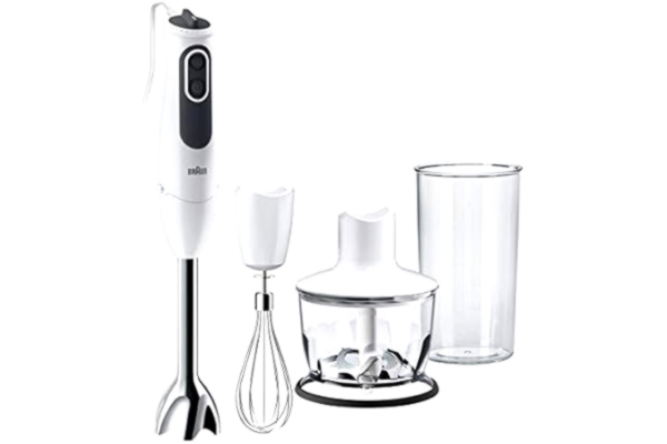 Braun  MINIPIMER 3 Vario – Arm Blender MQ3135 Sauce White/Grey