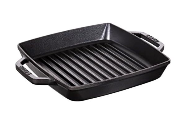 Staub STAUB Cast Iron, Grill Pan with Two Handles, Black, 33 cm