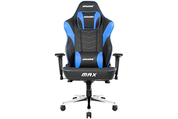 AKracing AKRacing Chair Master MAX gamingstoel, PU-kunstleer, zwart/blauw, breed
