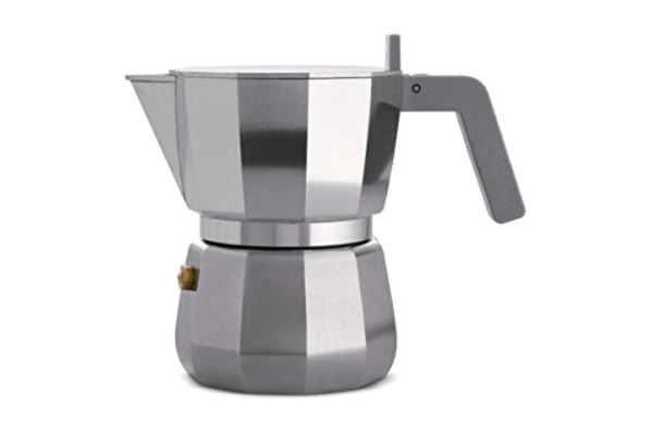 Alessi  DC06/3 Espressobryggare aluminium, grå