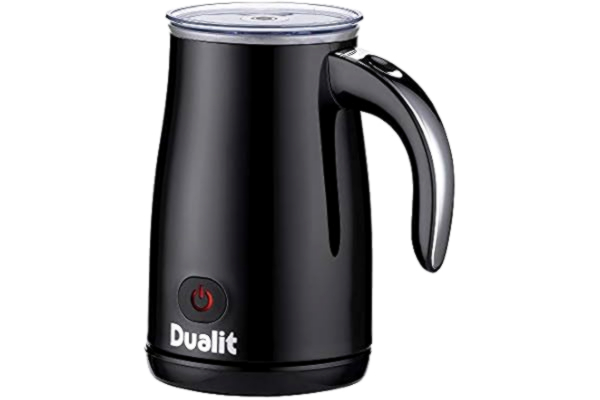 Dualit Mousseur à Lait Électrique Dualit - Milk Frother pour Lait Chaud ou Froid - Idéal pour latté, Cappuccino, Chocolat Chaud, Milkshake - Parfait pour les Machines à Café Dualit & Nespresso®*