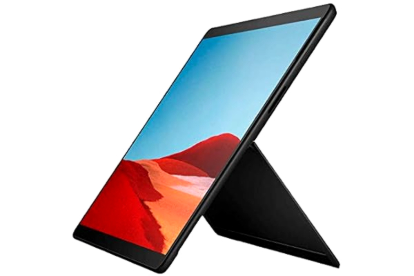 Microsoft  Surface Pro X Ordinateur Portable (Windows 10, écran tactile 13", processeur Microsoft SQ1, 8 Go RAM, 256 Go SSD, 4G+, Noir) PC Hybride, ultrafin et toujours connecté