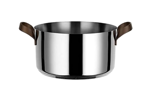 Alessi  PU101/24 edo Pu101/24-Design Casserole with Two, Handles in 18/10 Pvd Coating, Stainless Steel, Steel,Brown