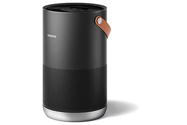 Smartmi smartmi Air Purifier P1 intelligente luchtreiniger met hoge precisie (HEPA-filter 13, vangt 99,97% deeltjes, geluidsarm 19 dB, 250 m³/CADRH, deeltjeslasersensor, draaggreep),Donkergrijs