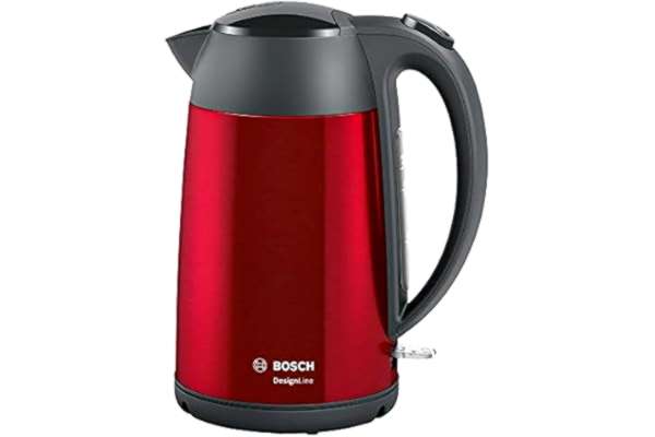 Bosch  DesignLine TWK3P424 Vattenkokare, Röd, Svart, 1,7 L