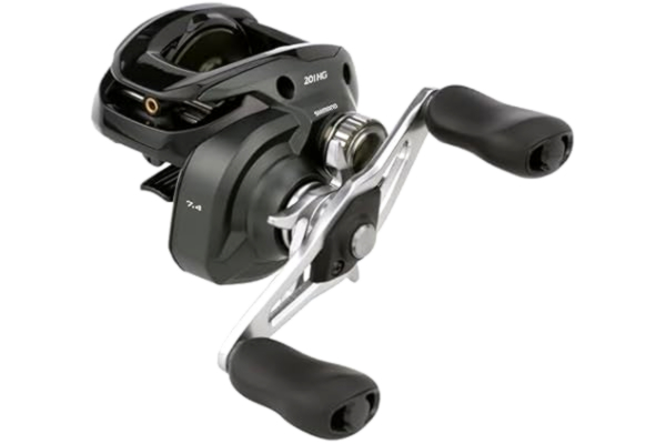 Shimano SHIMANO Curado 201M HG, Baitcasting fiskerulle, handtag på vänster sida, CU201HGM