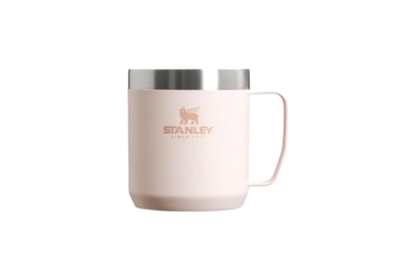 Stanley  Classic Legendary Camp Mug 0.35L - Campingmugg I Rostfritt Stål - BPA -Free Thermos Resemuggg För Varma Drycker - Diskmaskin Säker - Single Server Brewer Compatible - Rose Quartz