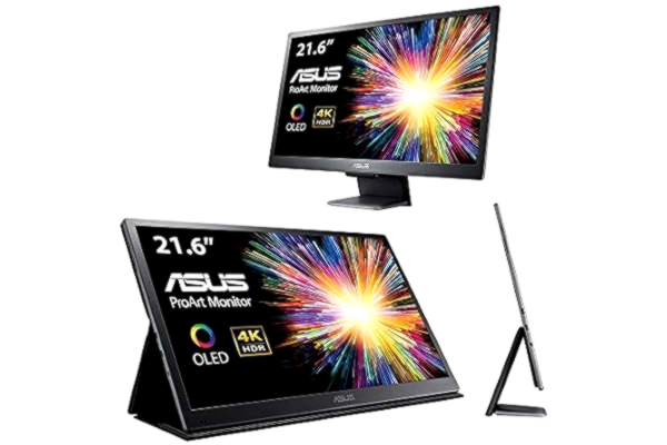 Asus ASUS PQ22UC 54,86 cm (21,6 cala) profesjonalny monitor OLED (4 K, HDR, czas reakcji 0,1 ms, zdejmowana podstawka) szary