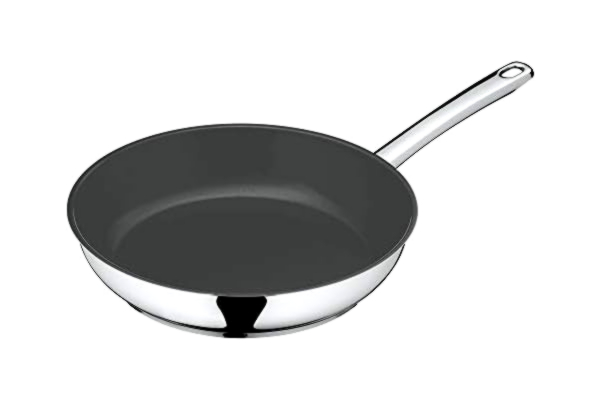 WMF  741446901 Poêle, Acier Inoxydable, Argent, 24 cm