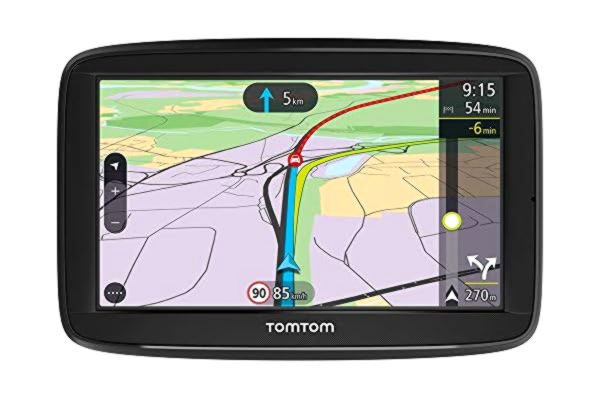 TomTom  GPS Voiture Via 52 - 5 Pouces, Cartographie Europe 49, Trafic via Smartphone et Appel Mains-Libres