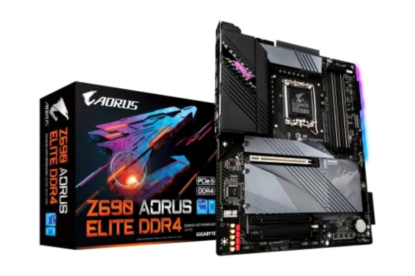 Gigabyte  Z690 AORUS ELITE DDR4 ATX Motherboard - Supports 12th Gen Intel Core Processors (LGA 1700), 16+1+2 VRM Design, DDR4-5333(OC) Memory