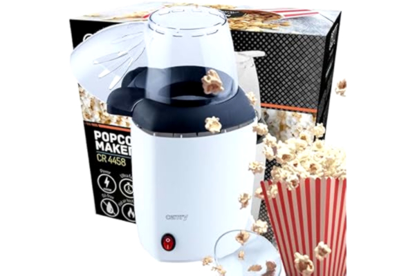 Camry Adler Popcornmaskin med 1 200 W Power CR 4458, vit